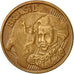 Monnaie, Brésil, 10 Centavos, 2010, TTB+, Bronze Plated Steel, KM:649.2
