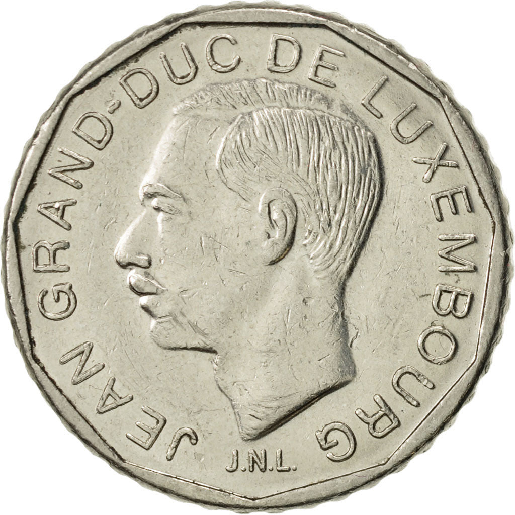 Coin, Luxembourg, Jean, 50 Francs, 1987, AU(50-53), Nickel, KM:62
