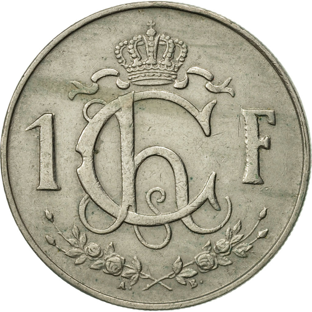 Monnaie, Luxembourg, Charlotte, Franc, 1962, TTB+, Copper-nickel, KM:46.2