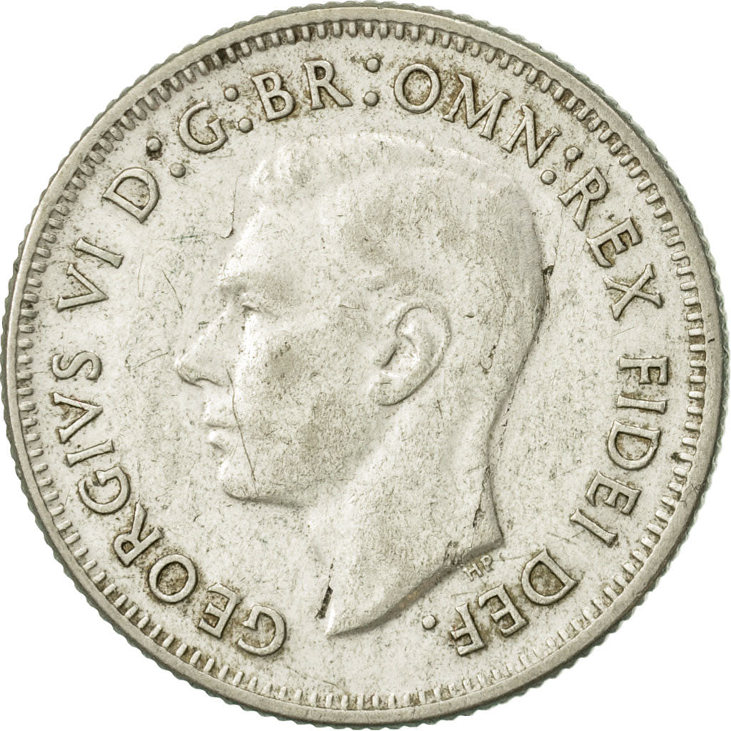 Australia, George VI, Shilling, 1950, Melbourne, AU(50-53), Silver, KM:46