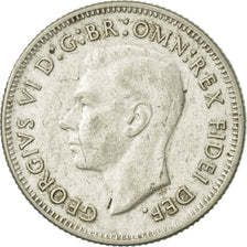 Australia, George VI, Shilling, 1950, Melbourne, AU(50-53), Silver, KM:46