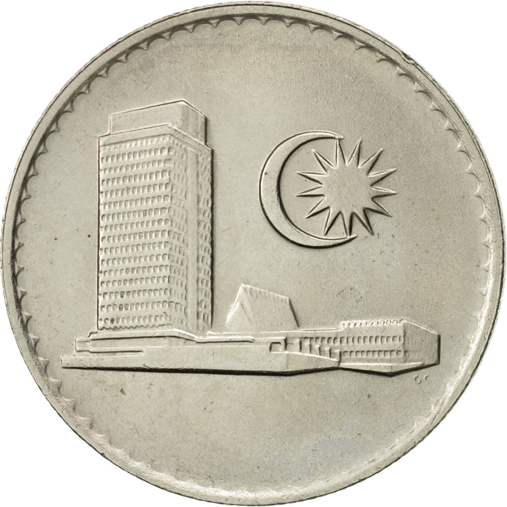 Coin, Malaysia, 20 Sen, 1987, Franklin Mint, AU(55-58), Copper-nickel, KM:4