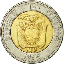 Coin, Ecuador, 1000 Sucres, 1996, AU(55-58), Bi-Metallic, KM:99