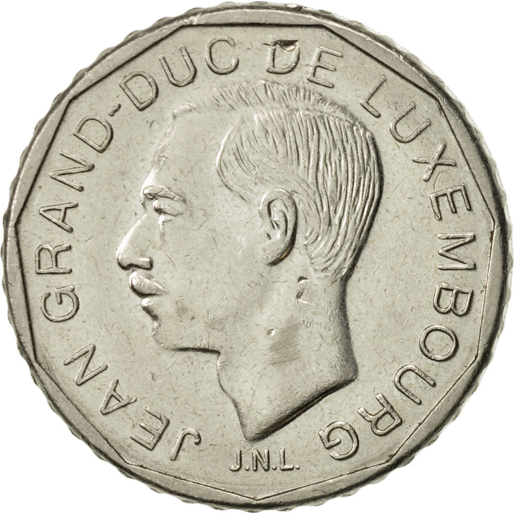 Coin, Luxembourg, Jean, 50 Francs, 1989, AU(55-58), Nickel, KM:62