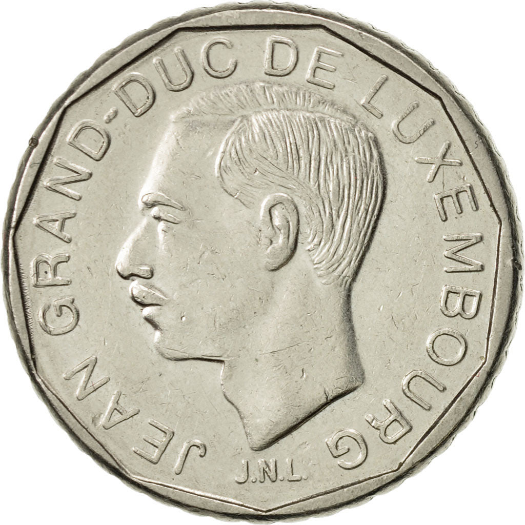 Coin, Luxembourg, Jean, 50 Francs, 1989, AU(55-58), Nickel, KM:66