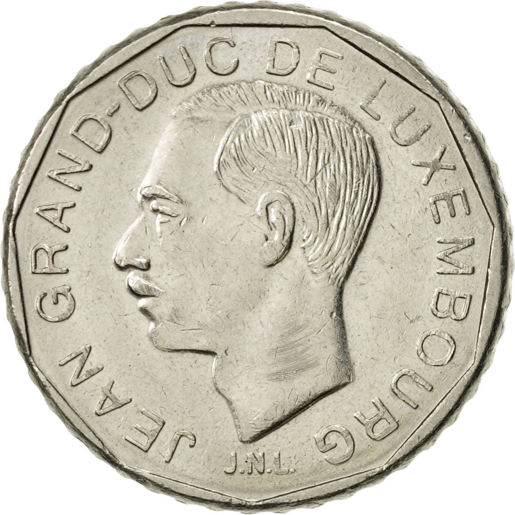 Luxembourg, Jean, 50 Francs, 1990, AU(55-58), Nickel, KM:66