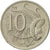Coin, Australia, Elizabeth II, 10 Cents, 1975, AU(55-58), Copper-nickel, KM:65
