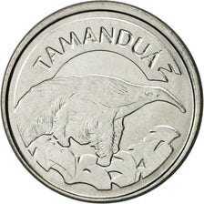 Coin, Brazil, 10 Cruzeiros Reais, 1993, AU(55-58), Stainless Steel, KM:628