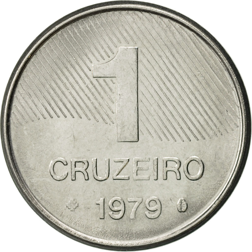 Coin, Brazil, Cruzeiro, 1979, AU(55-58), Stainless Steel, KM:590