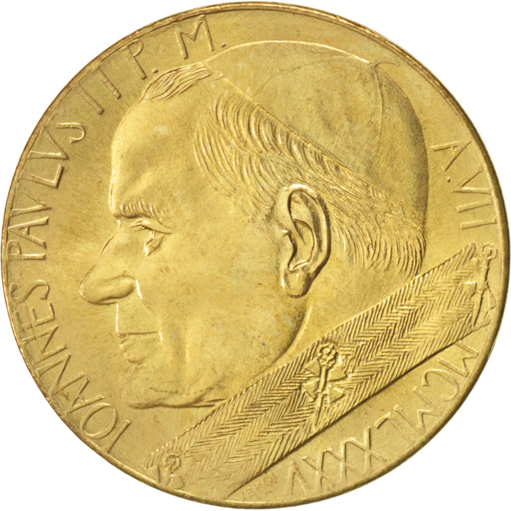 Münze, Vatikanstadt, John Paul II, 20 Lire, 1985, STGL, Aluminum-Bronze, KM:186