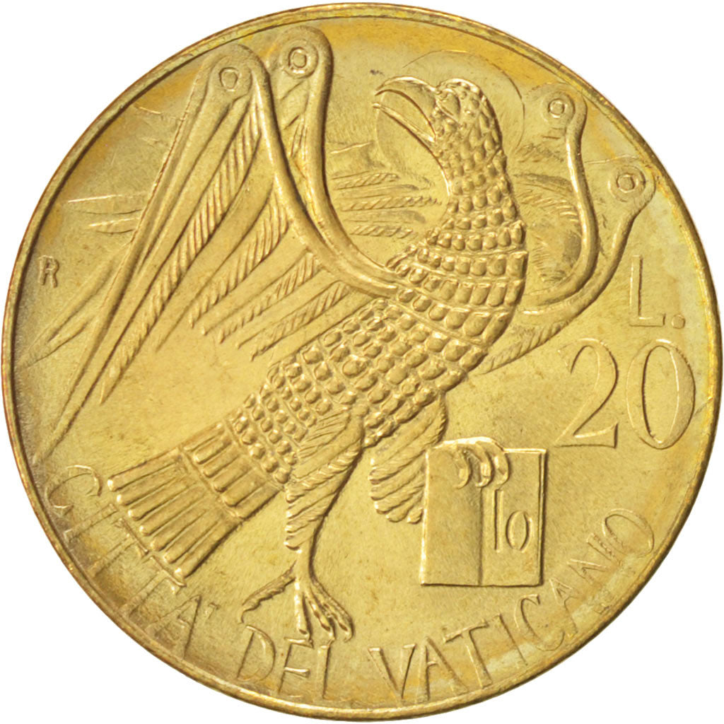 Münze, Vatikanstadt, John Paul II, 20 Lire, 1985, STGL, Aluminum-Bronze, KM:186
