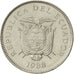 Coin, Ecuador, 5 Sucres, Cinco, 1988, MS(60-62), Nickel Clad Steel, KM:91