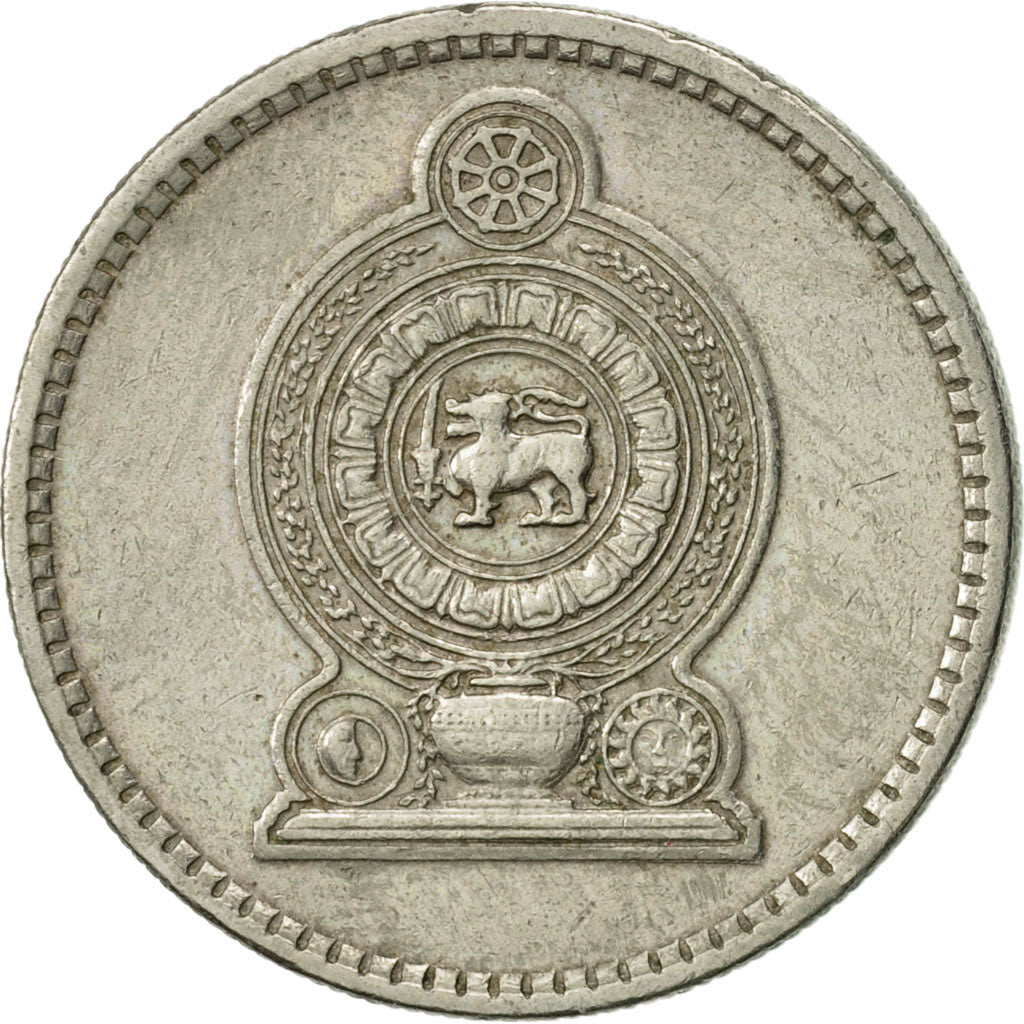 Moneta, Sri Lanka, 50 Cents, 1982, BB+, Rame-nichel, KM:135.2