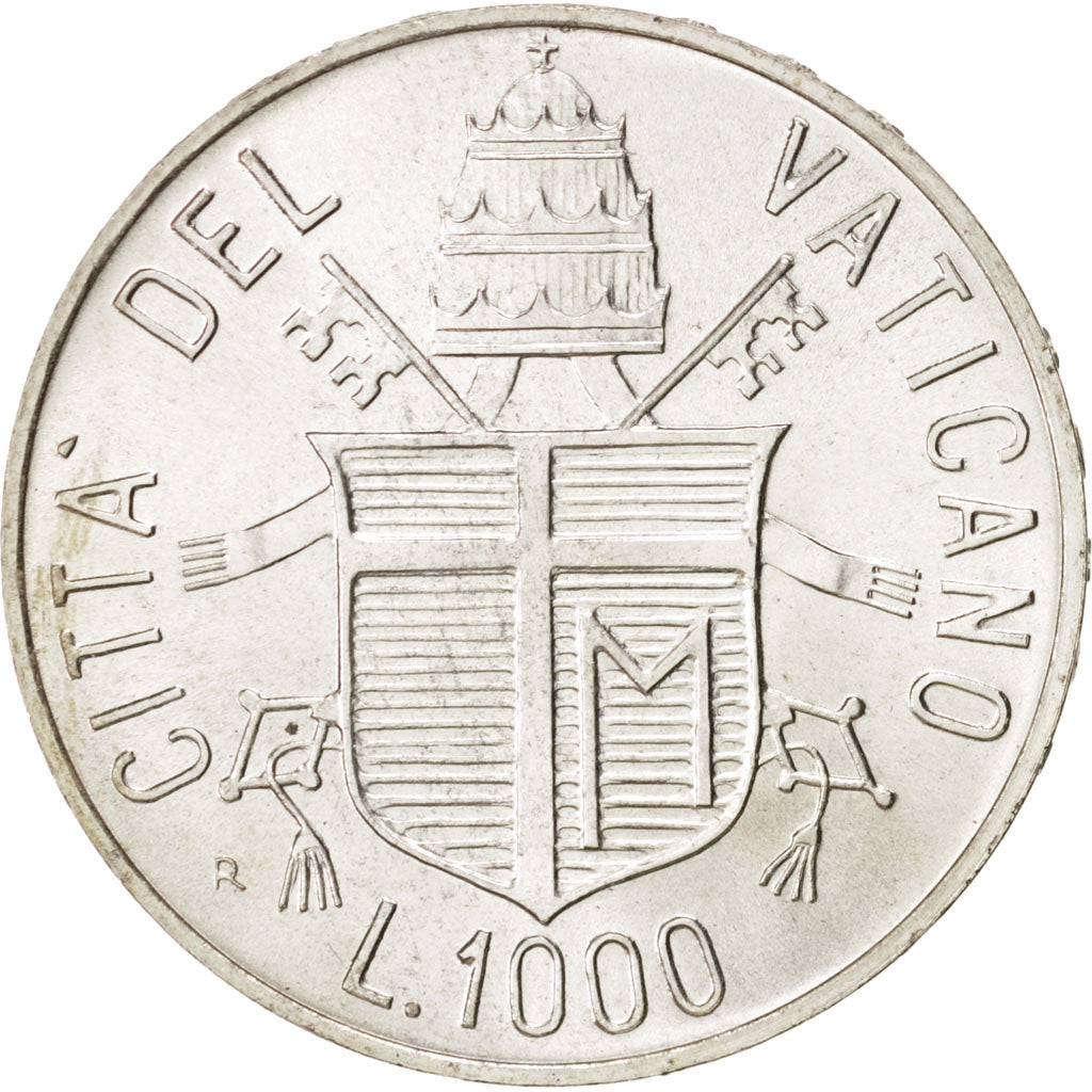 CITTÀ DEL VATICANO, John Paul II, 1000 Lire, 1984, FDC, Argento, KM:183