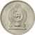 Coin, Sri Lanka, 25 Cents, 1982, MS(60-62), Copper-nickel, KM:141.2