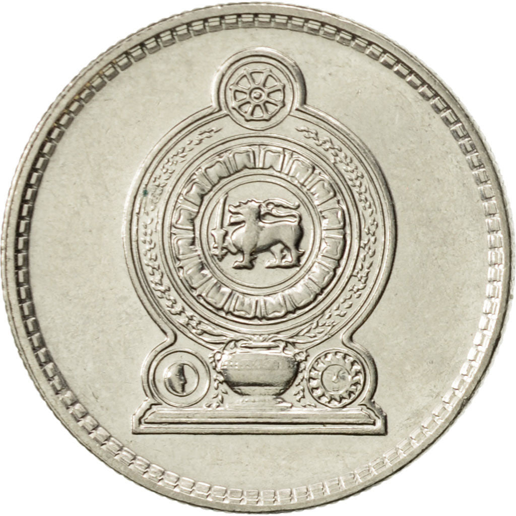 Coin, Sri Lanka, 25 Cents, 1996, MS(60-62), Nickel Clad Steel, KM:141a