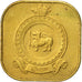Munten, Ceylon, Elizabeth II, 5 Cents, 1963, PR, Nickel-brass, KM:129