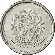 Coin, Brazil, 50 Centavos, 1986, MS(60-62), Stainless Steel, KM:604