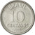 Monnaie, Brésil, 10 Centavos, 1987, SUP+, Stainless Steel, KM:602