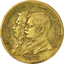 Brasil, 500 Reis, 1922, MBC, Aluminio - bronce, KM:521.1