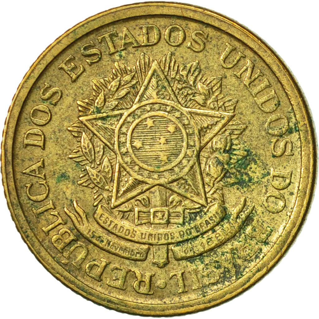 Brazil, 50 Centavos, 1956, EF(40-45), Aluminum-Bronze, KM:566