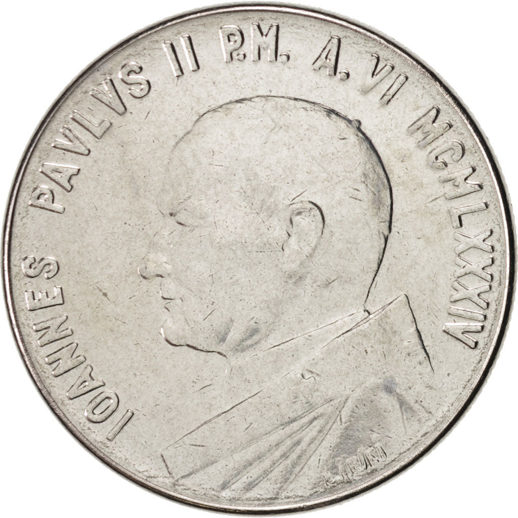 Moneta, CITTÀ DEL VATICANO, John Paul II, 100 Lire, 1984, FDC, Acciaio