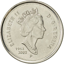 Coin, Canada, Elizabeth II, 5 Cents, 2002, Royal Canadian Mint, AU(50-53)