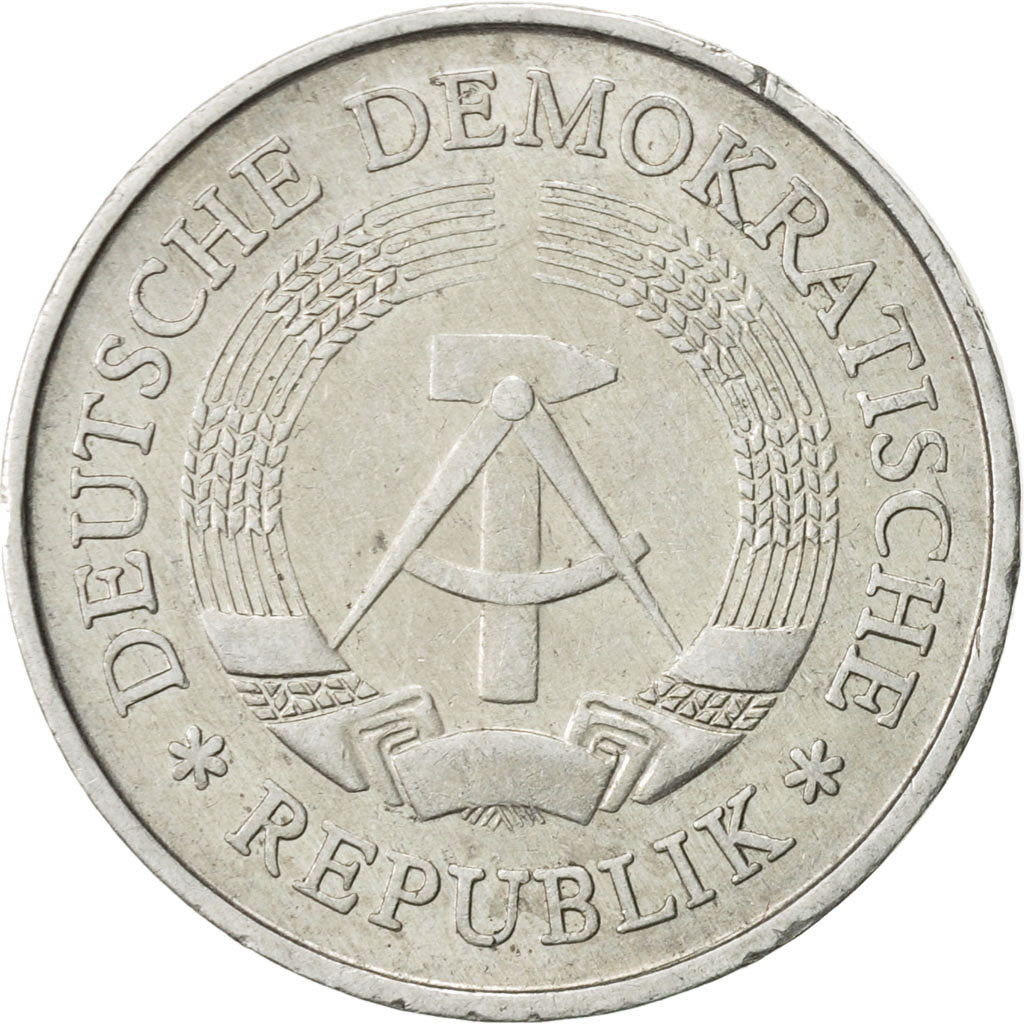 Moneta, NIEMCY - NRD, Mark, 1975, Berlin, AU(50-53), Aluminium, KM:35.2