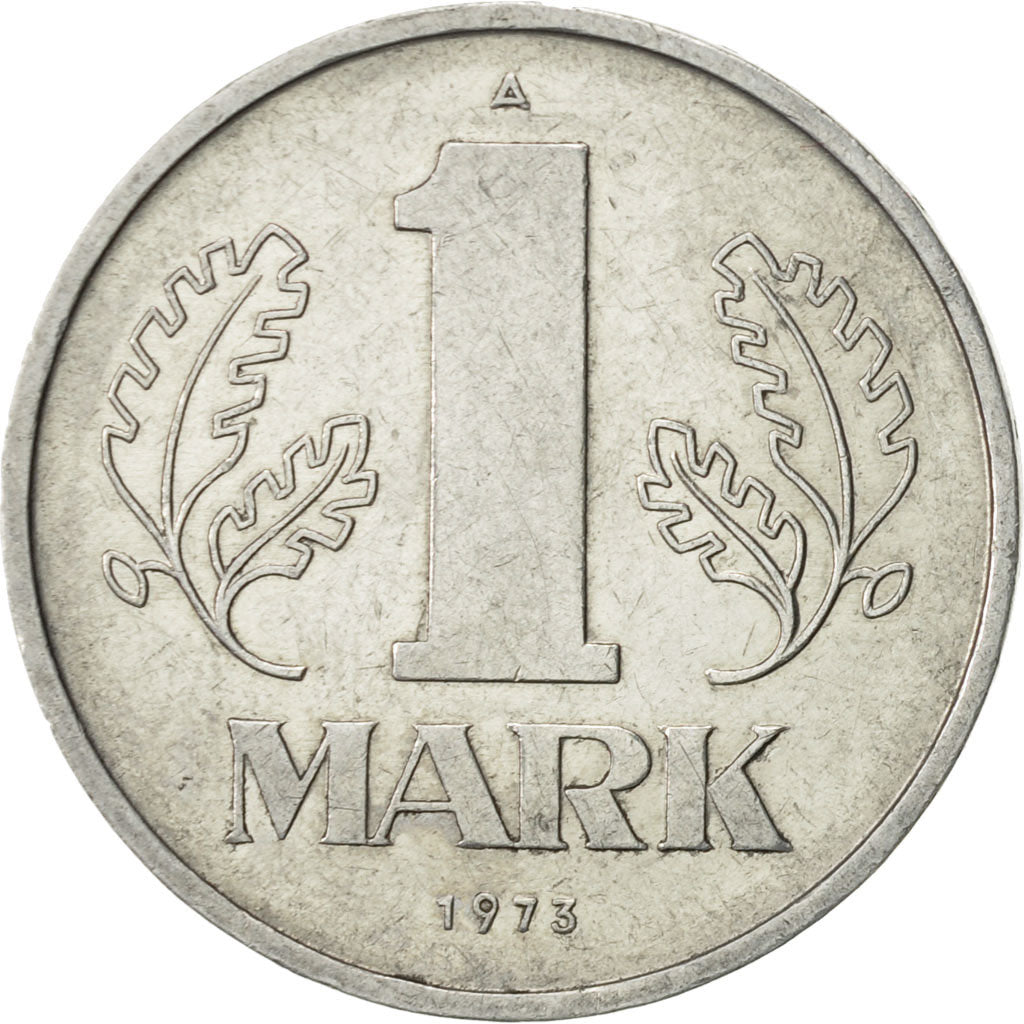 Coin, GERMAN-DEMOCRATIC REPUBLIC, Mark, 1973, Berlin, AU(50-53), Aluminum