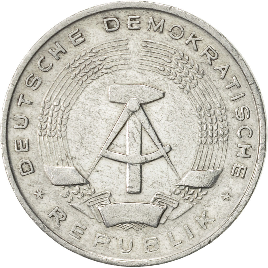 Moneta, REPUBBLICA DEMOCRATICA TEDESCA, Mark, 1962, Berlin, BB+, Alluminio