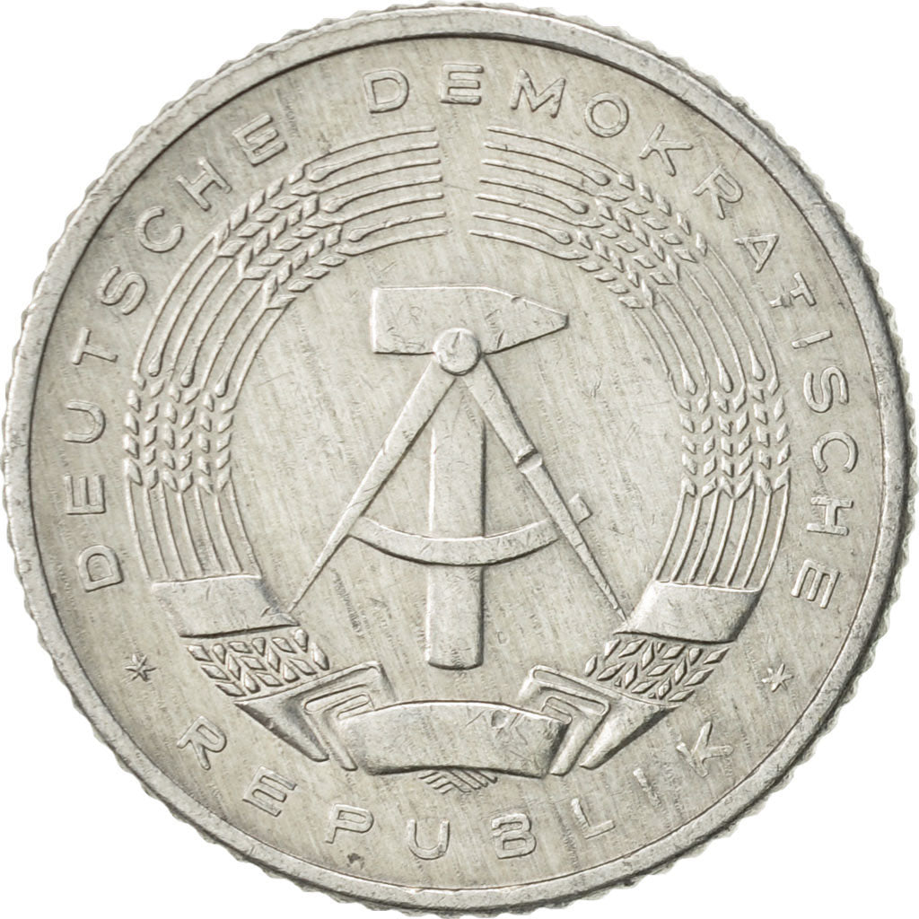 Coin, GERMAN-DEMOCRATIC REPUBLIC, 50 Pfennig, 1982, Berlin, AU(50-53), Aluminum