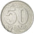 Coin, GERMAN-DEMOCRATIC REPUBLIC, 50 Pfennig, 1971, Berlin, AU(50-53), Aluminum