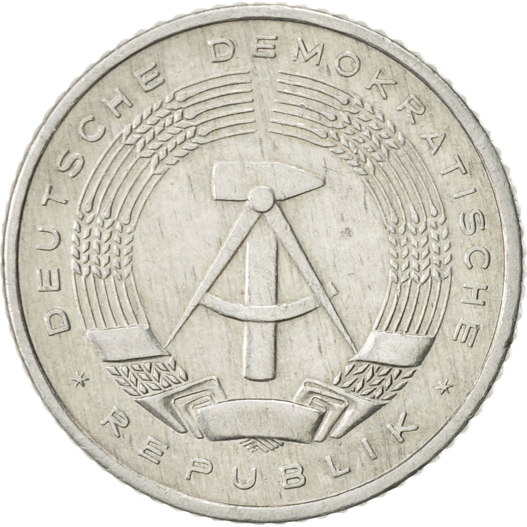 Coin, GERMAN-DEMOCRATIC REPUBLIC, 50 Pfennig, 1981, Berlin, AU(50-53), Aluminum