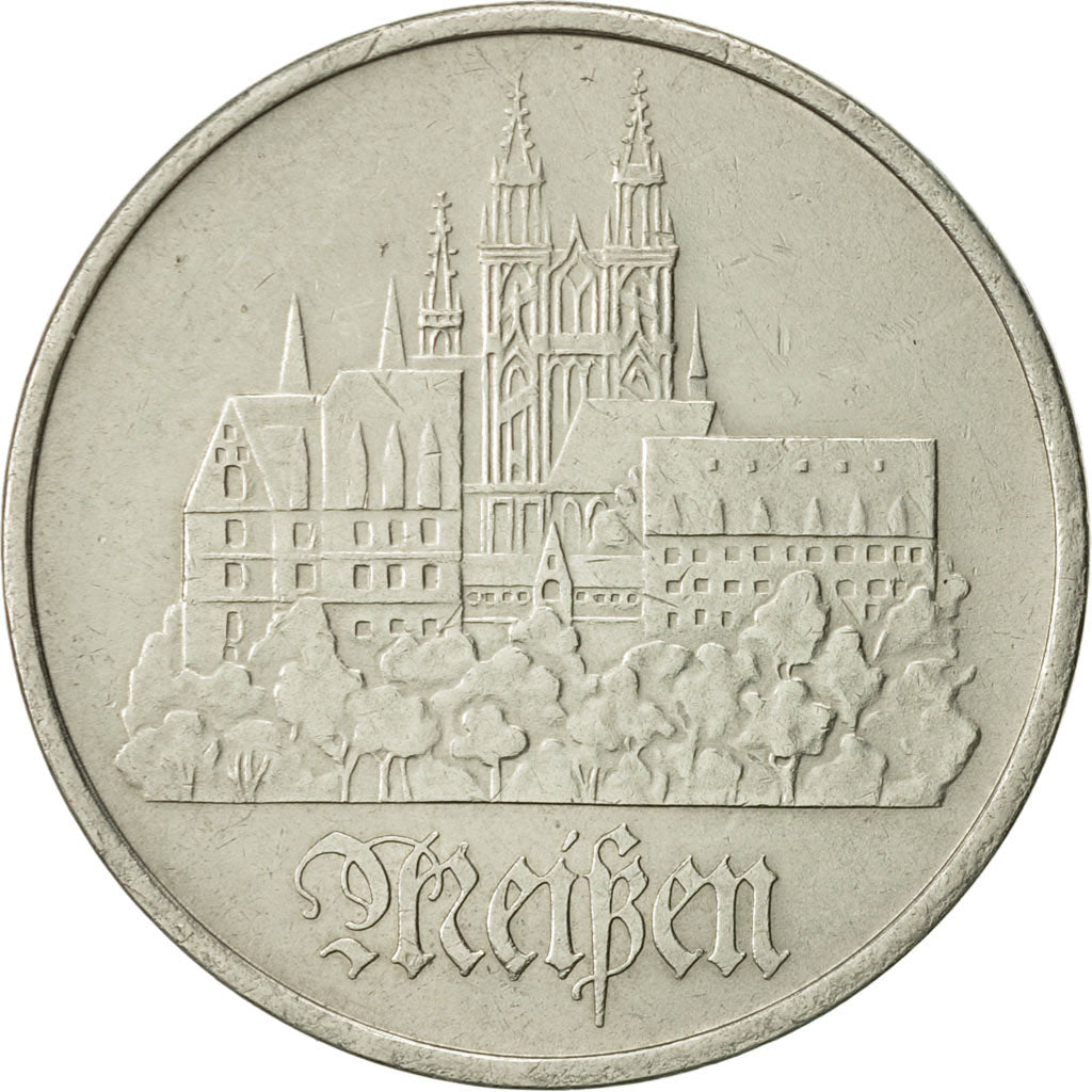 GERMAN-DEMOCRATIC REPUBLIC, 5 Mark, 1972, Berlin, AU(50-53), Copper-nickel