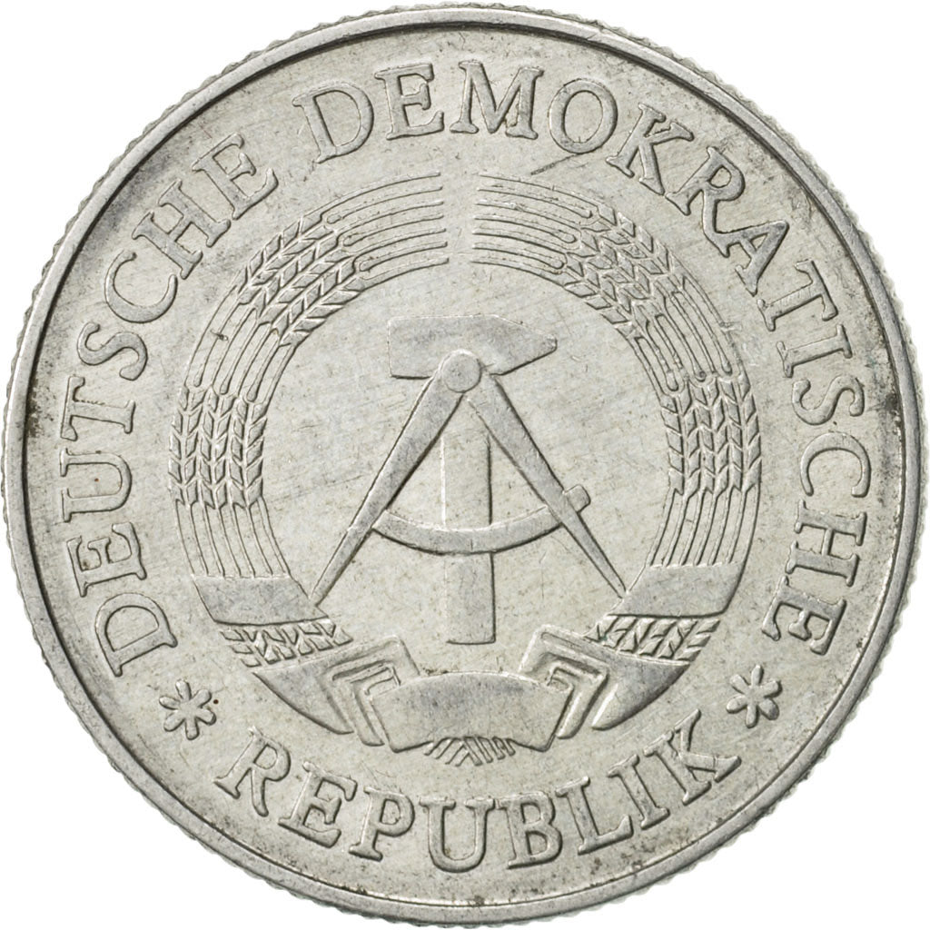 Coin, GERMAN-DEMOCRATIC REPUBLIC, 2 Mark, 1977, Berlin, AU(55-58), Aluminum