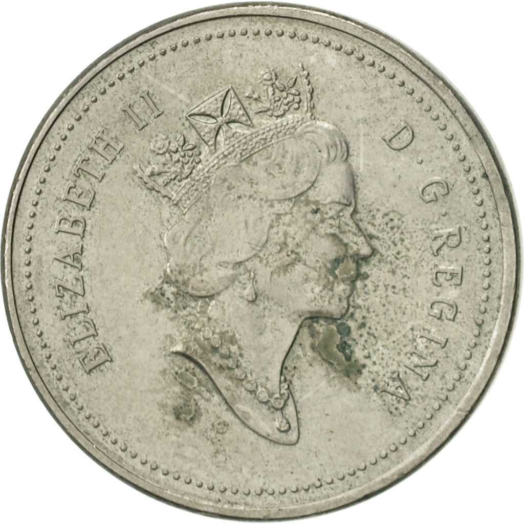 Coin, Canada, Elizabeth II, 5 Cents, 1998, Royal Canadian Mint, Ottawa