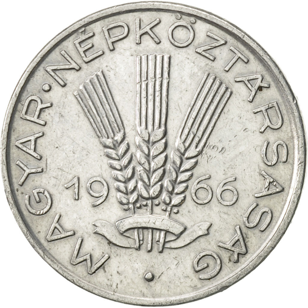 Coin, Hungary, 20 Fillér, 1966, Budapest, AU(55-58), Aluminum, KM:550
