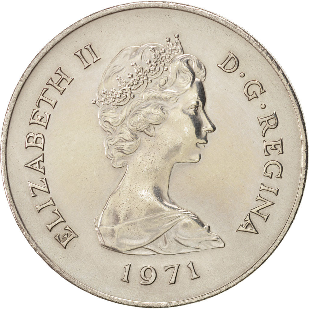 Gibraltar, Elizabeth II, 25 New Pence, 1971, KM:5