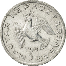 Coin, Hungary, 10 Filler, 1960, Budapest, AU(55-58), Aluminum, KM:547