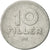 Moneda, Hungría, 10 Filler, 1961, Budapest, EBC, Aluminio, KM:547