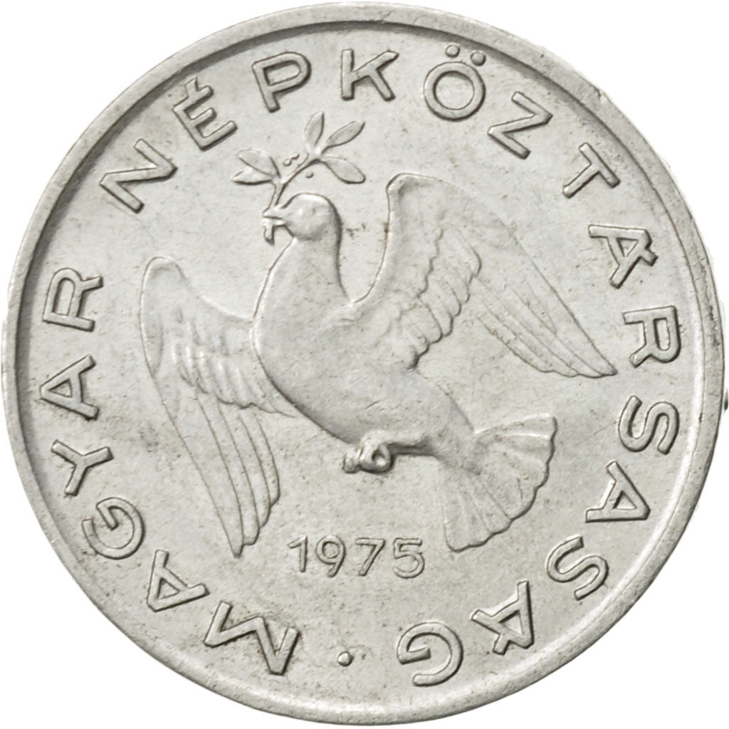 Monnaie, Hongrie, 10 Filler, 1975, Budapest, SUP, Aluminium, KM:572