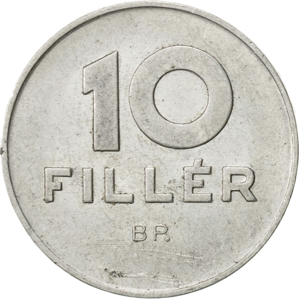 Monnaie, Hongrie, 10 Filler, 1975, Budapest, SUP, Aluminium, KM:572