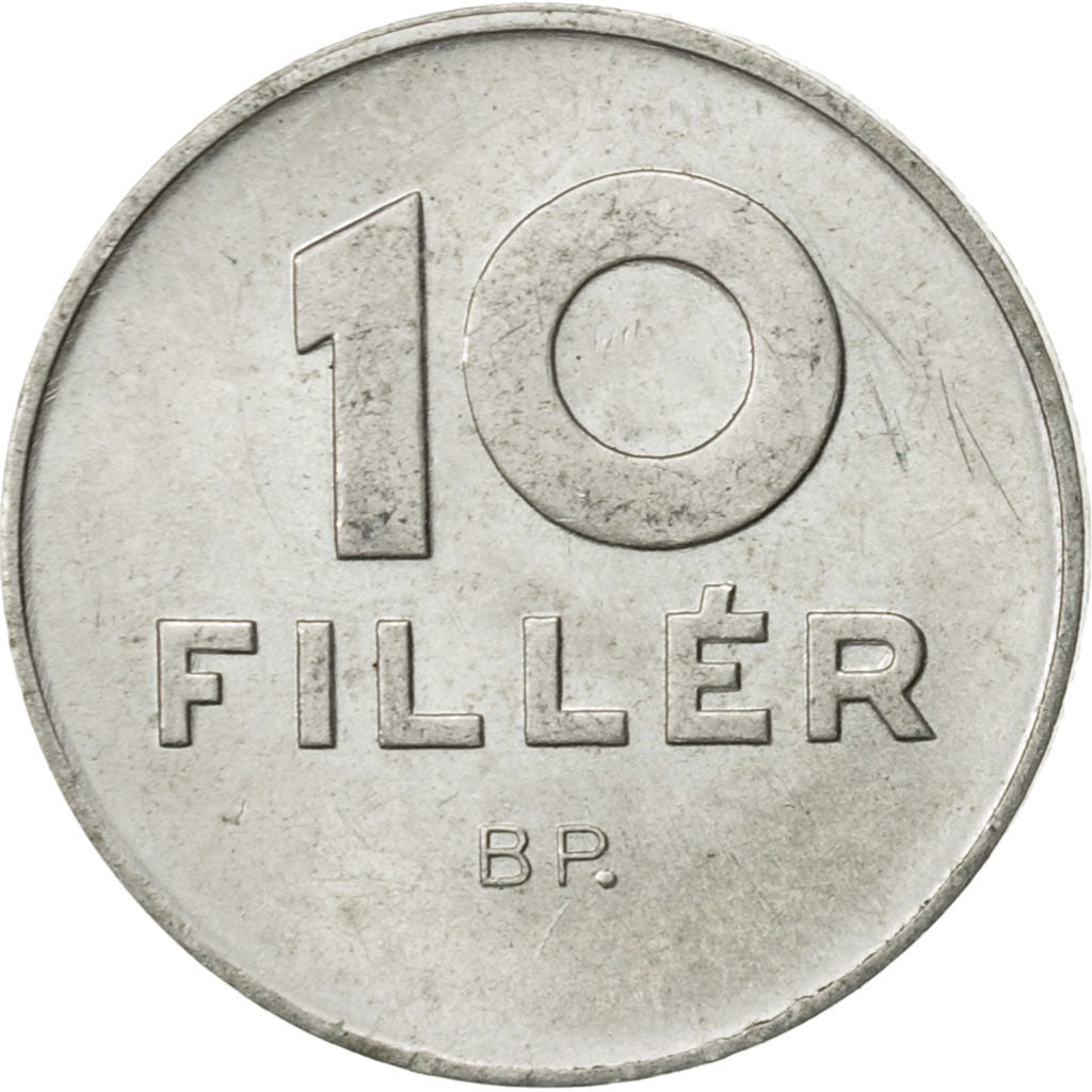 Coin, Hungary, 10 Filler, 1973, Budapest, AU(55-58), Aluminum, KM:572