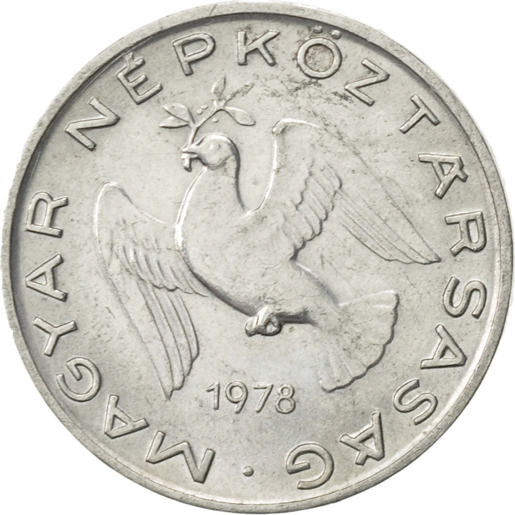 Coin, Hungary, 10 Filler, 1978, Budapest, AU(55-58), Aluminum, KM:572