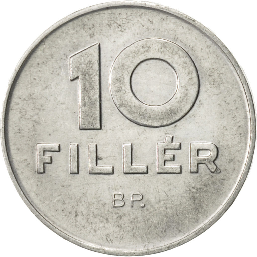 Coin, Hungary, 10 Filler, 1978, Budapest, AU(55-58), Aluminum, KM:572