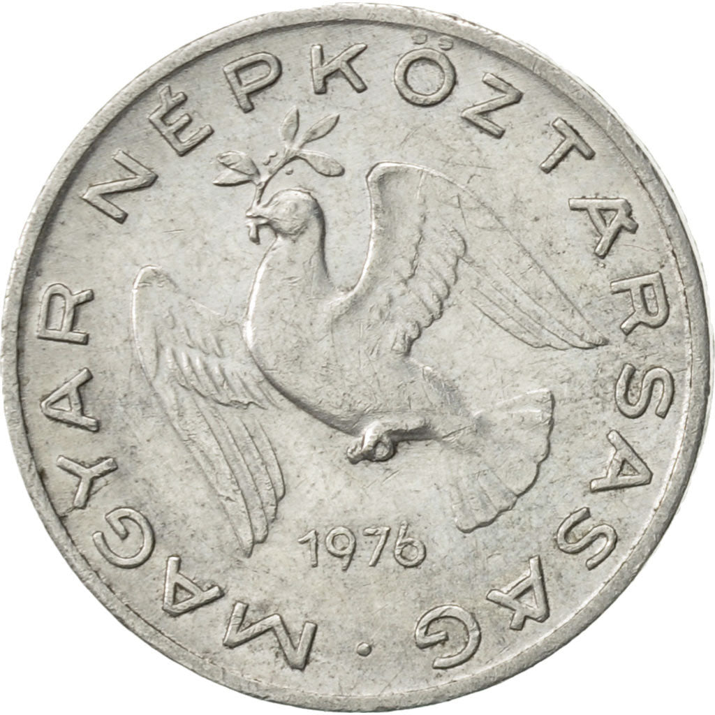 Moneda, Hungría, 10 Filler, 1976, Budapest, EBC, Aluminio, KM:572