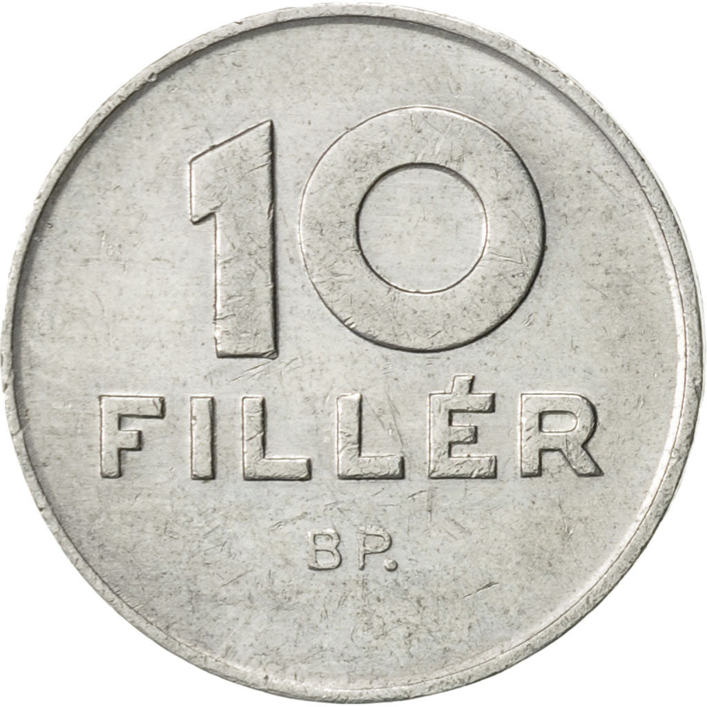 Moneda, Hungría, 10 Filler, 1976, Budapest, EBC, Aluminio, KM:572