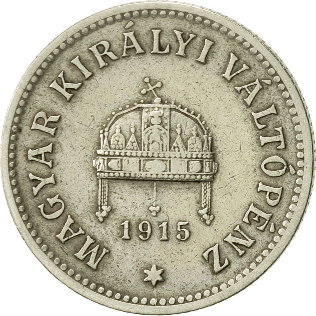 Hongrie, Franz Joseph I, 10 Filler, 1915, Kormoczbanya, TTB+