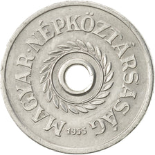 Hungary, 2 Filler, 1955, Budapest, AU(55-58), Aluminum, KM:546