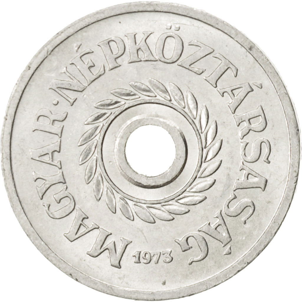 Münze, Ungarn, 2 Filler, 1973, Budapest, VZ, Aluminium, KM:546